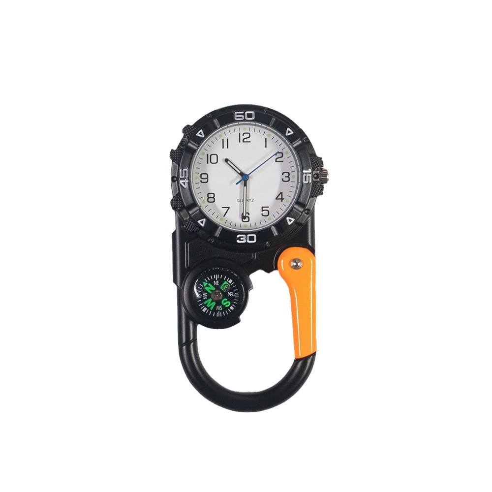 3 in 1 zakhorloge kompas karabijnhaak