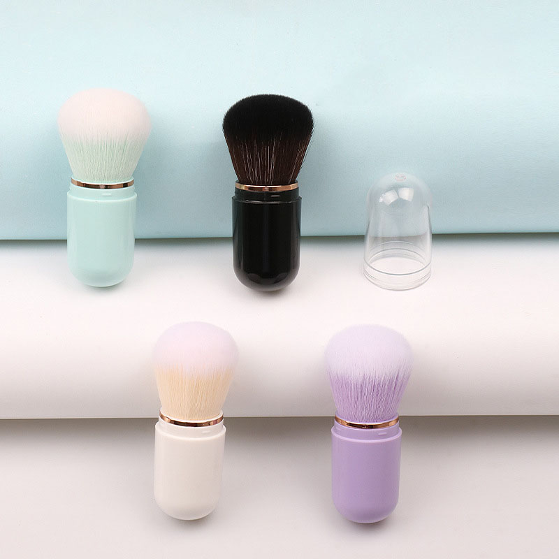 Capsule -vormige stretch blush borstel